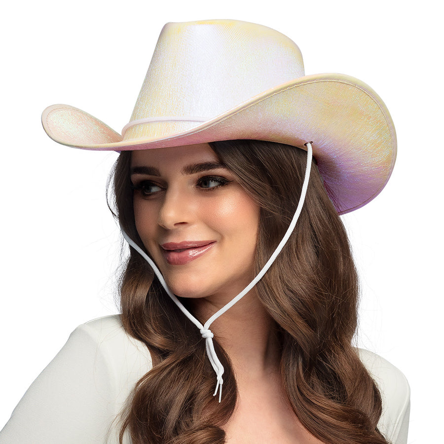 Boland cowboyhoed Pearl wit