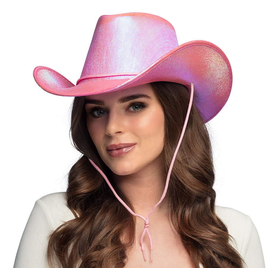 Boland cowboyhoed Pearl roze