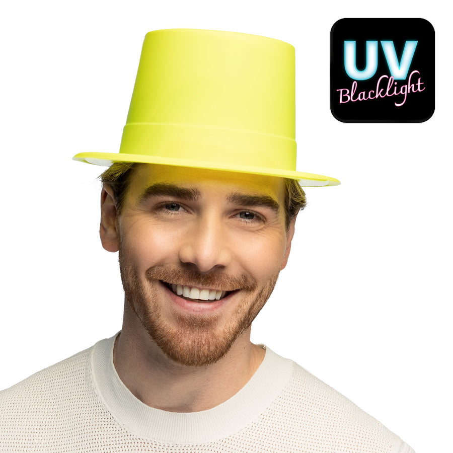 Boland hoed Topper neongeel UV