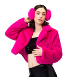 Boland oorwarmers roze