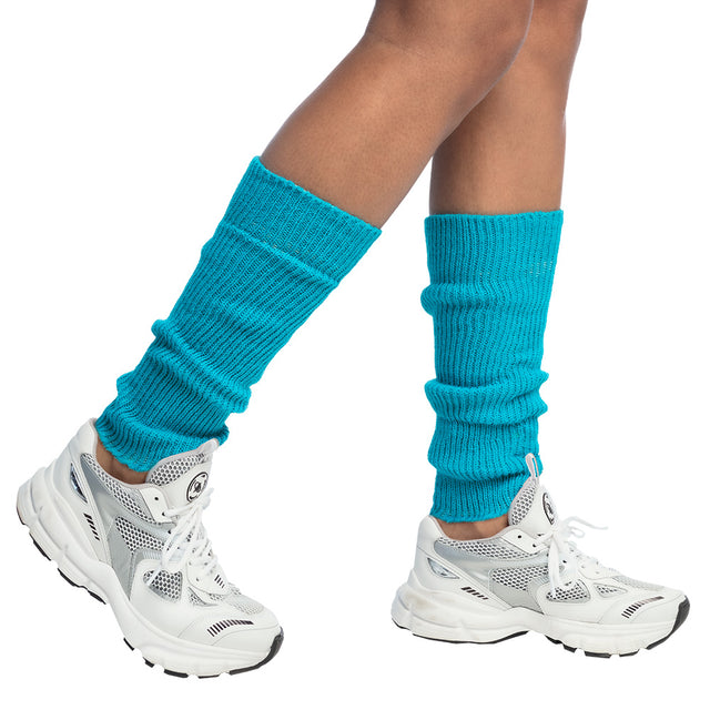 Boland paar beenwarmers Basic blauw