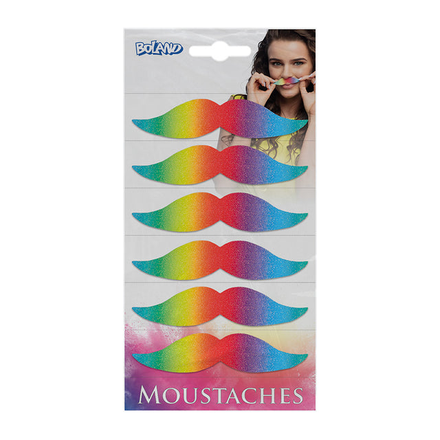 Boland set 6 snorren Regenboog fantasy