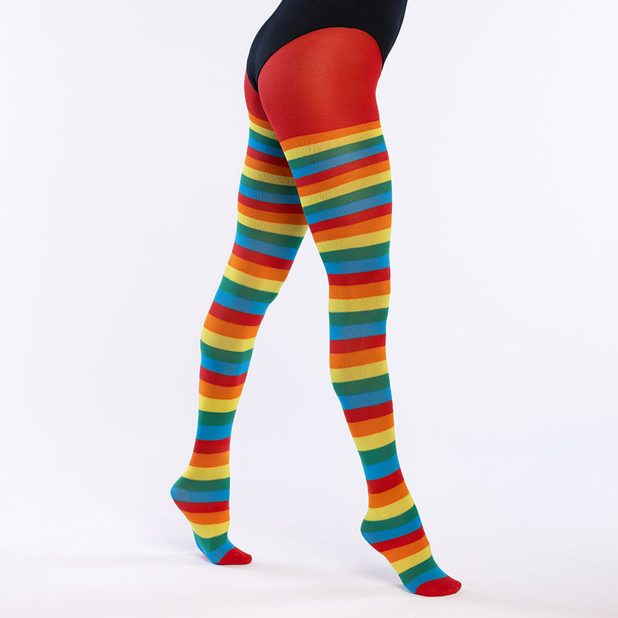 Boland panty Gestreept regenboog