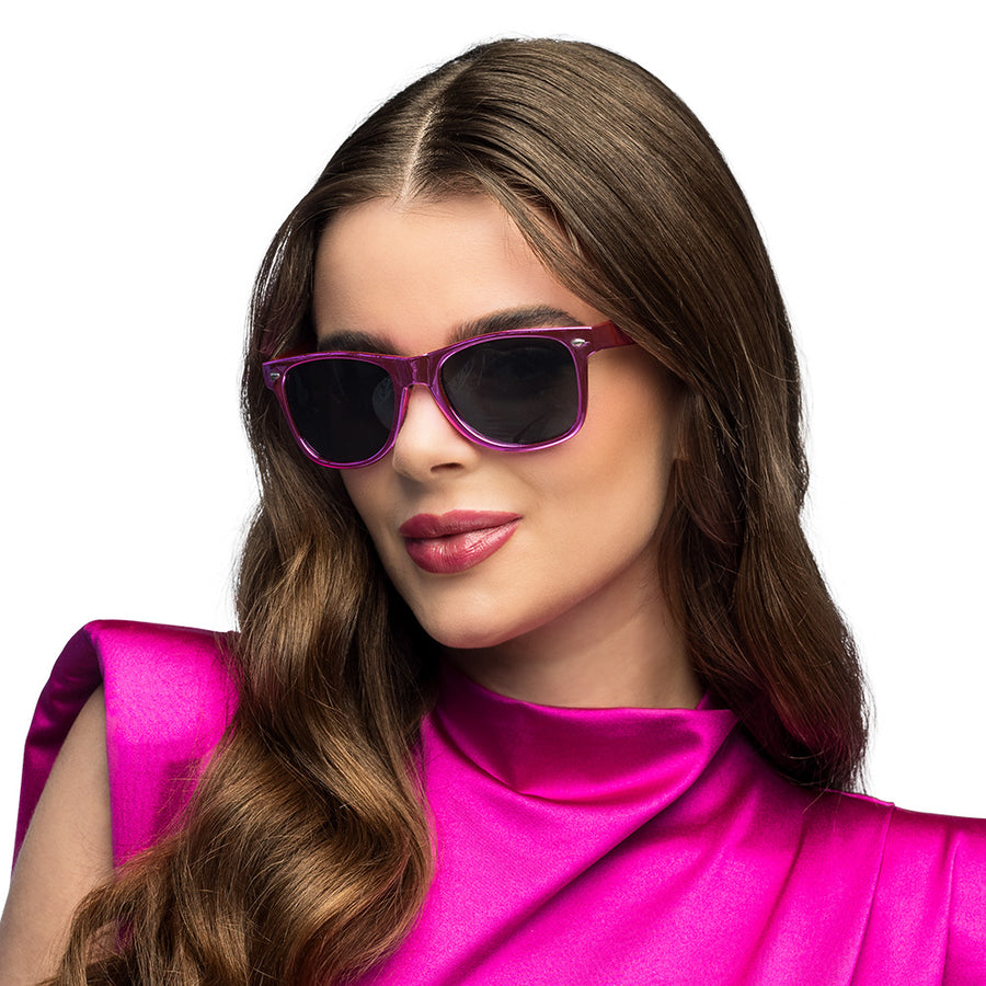 Boland partybril Metallic roze
