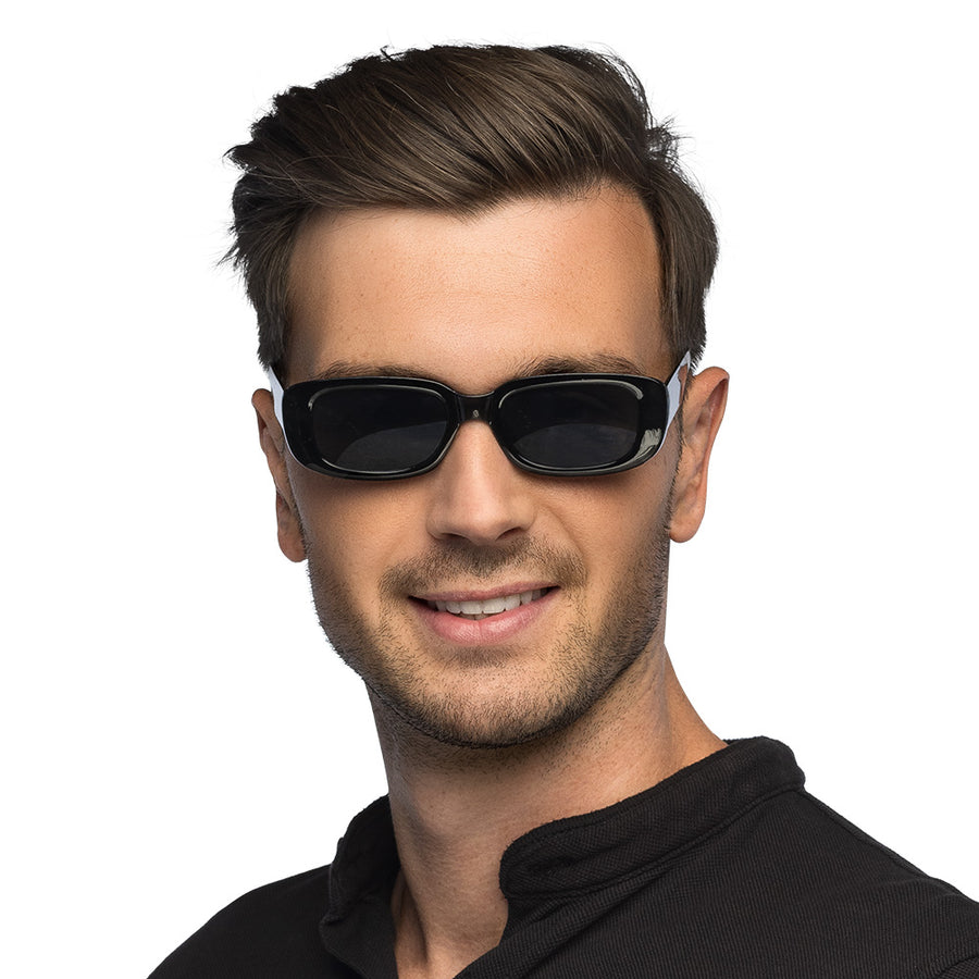 Boland partybril Techno zwart