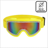 Boland party skibril Rave neongeel UV