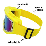 Boland party skibril Rave neongeel UV