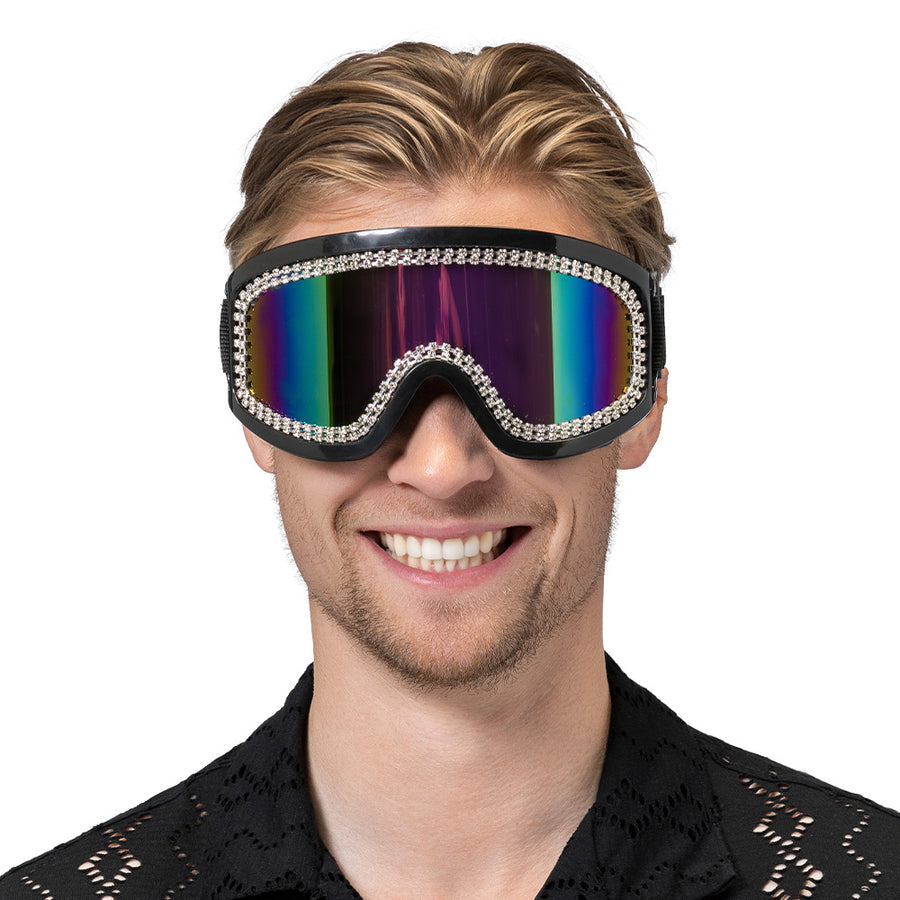 Boland party skibril Rave zwart