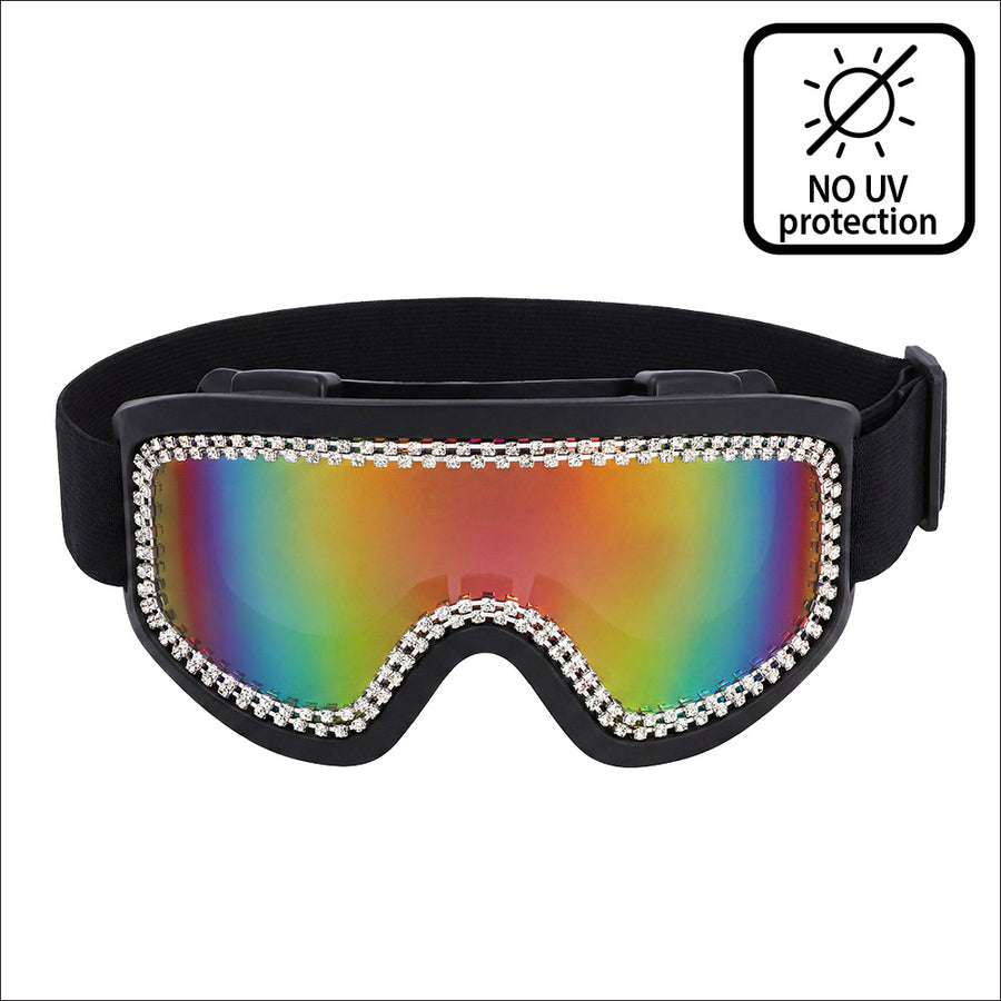 Boland party skibril Rave zwart