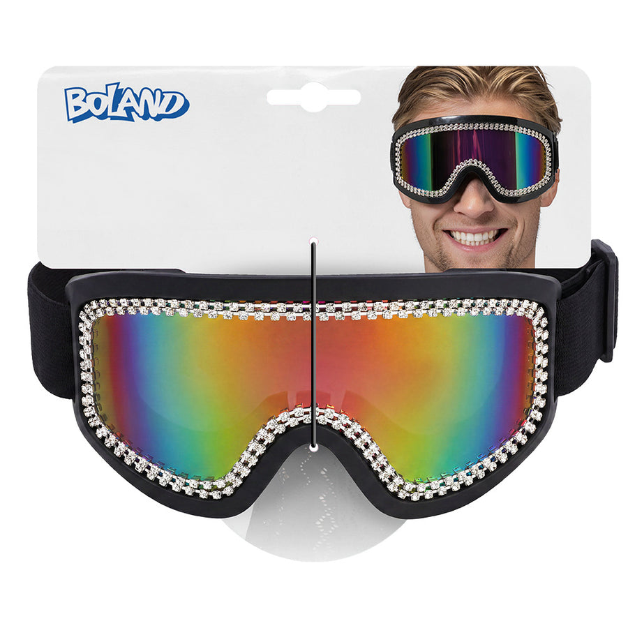 Boland party skibril Rave zwart