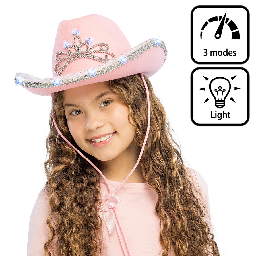 Boland lED cowboyhoed kind Glimmer