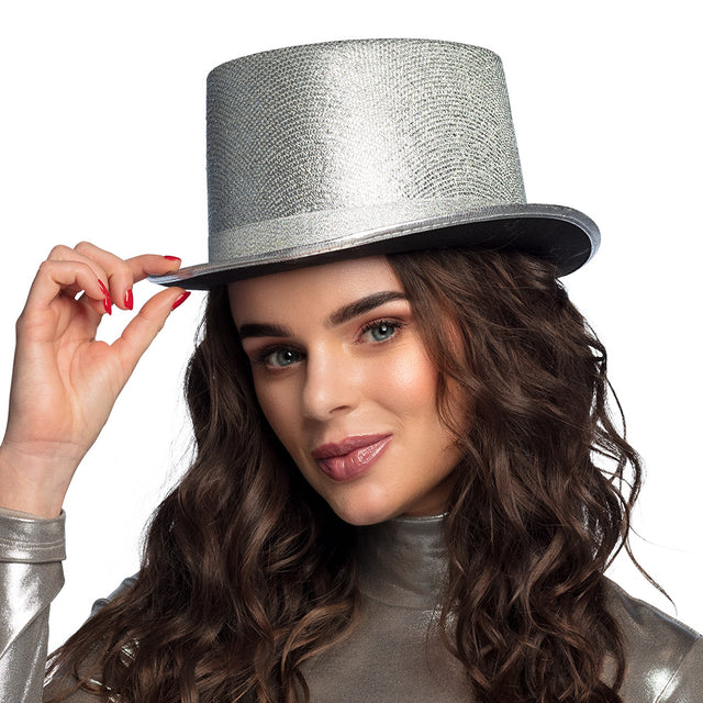 Boland hoed Glitz zilver