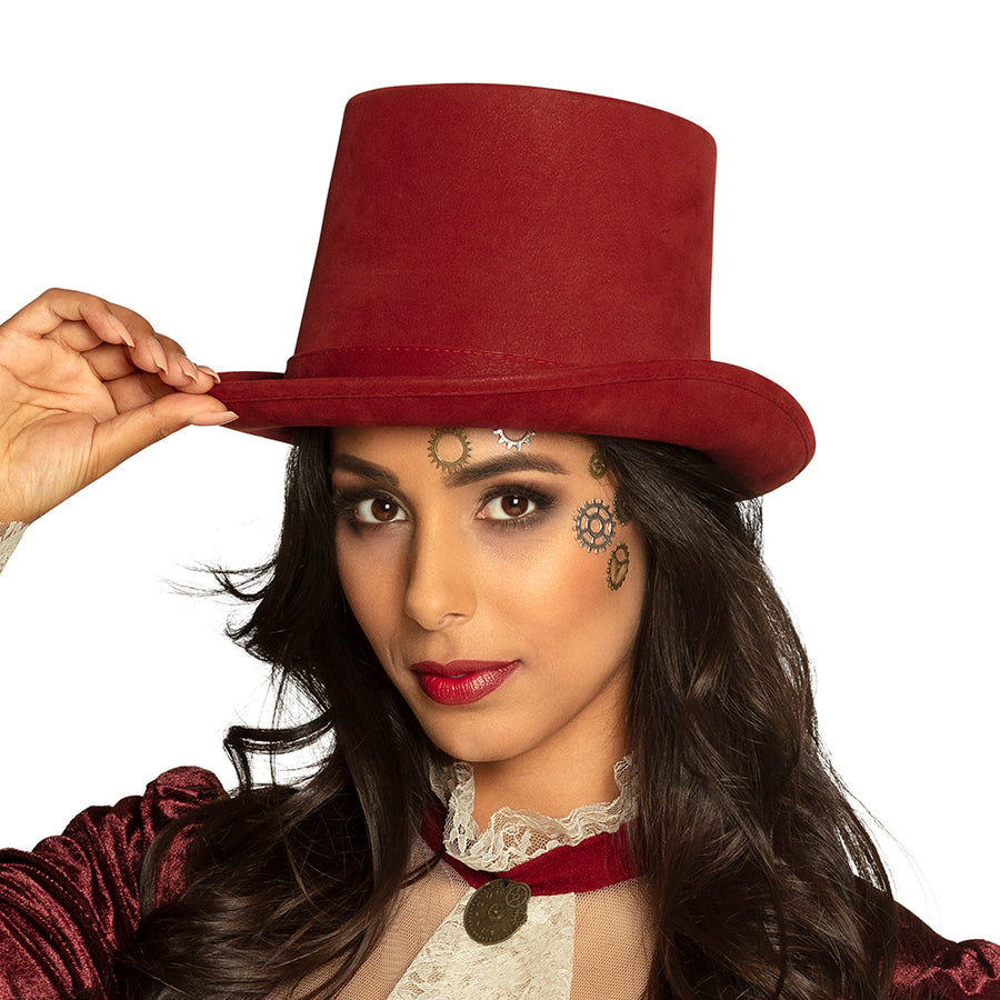 Boland hoed Steamtopper deluxe bordeaux