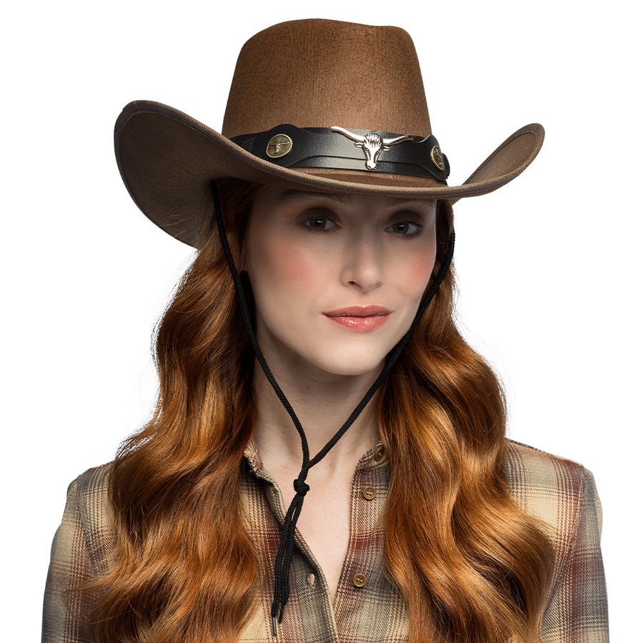 Boland cowboyhoed Wyatt bruin