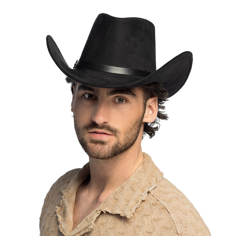 Boland cowboyhoed Bronco zwart