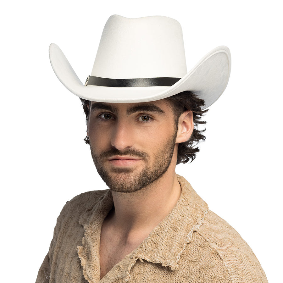 Boland cowboyhoed Bronco wit