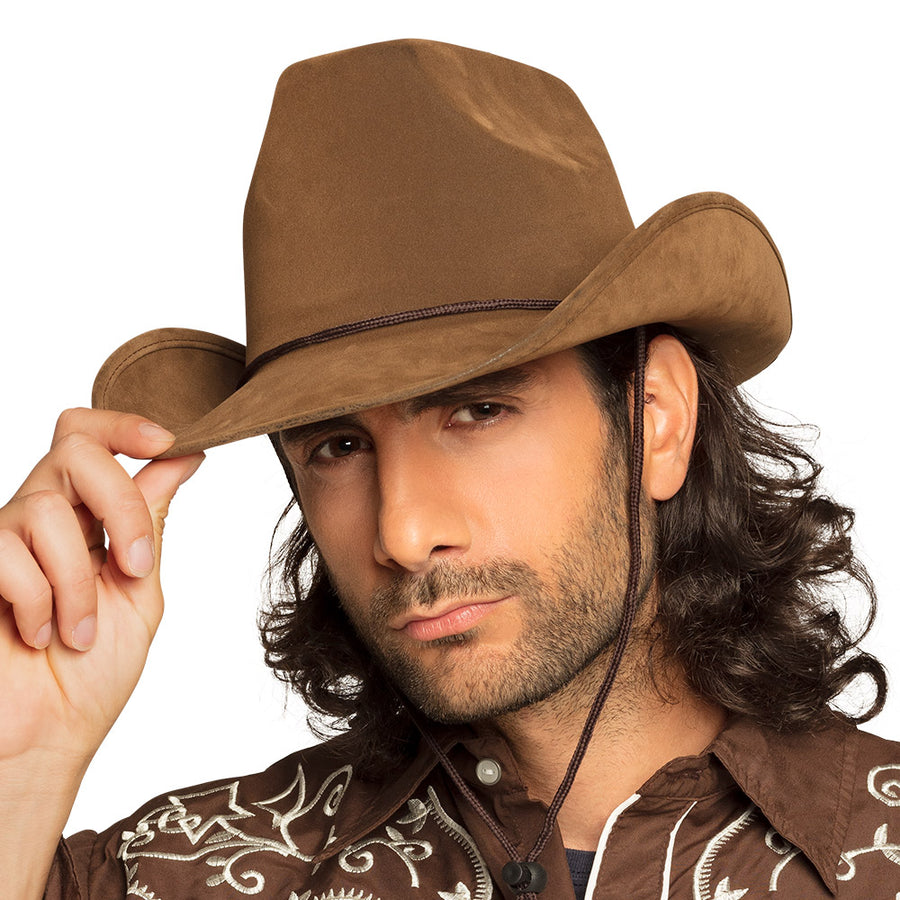 Boland cowboyhoed Utah (suede look)