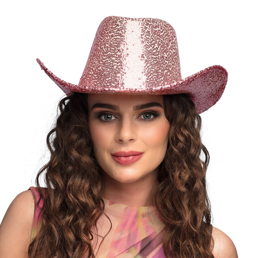 Boland cowboyhoed Rodeo Party roze