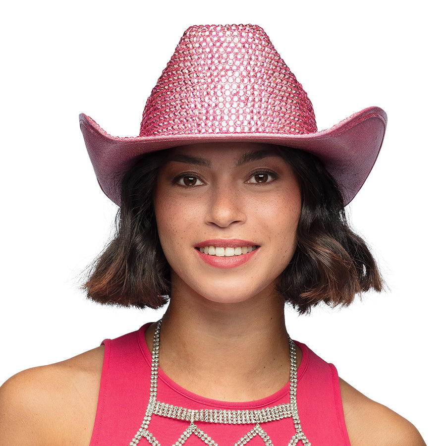 Boland cowboyhoed Tomorrow roze (high quality)