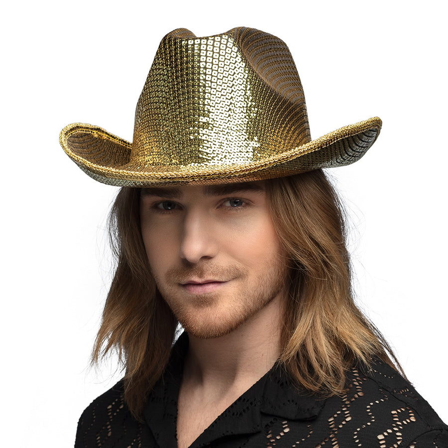 Boland cowboyhoed Groovy goud