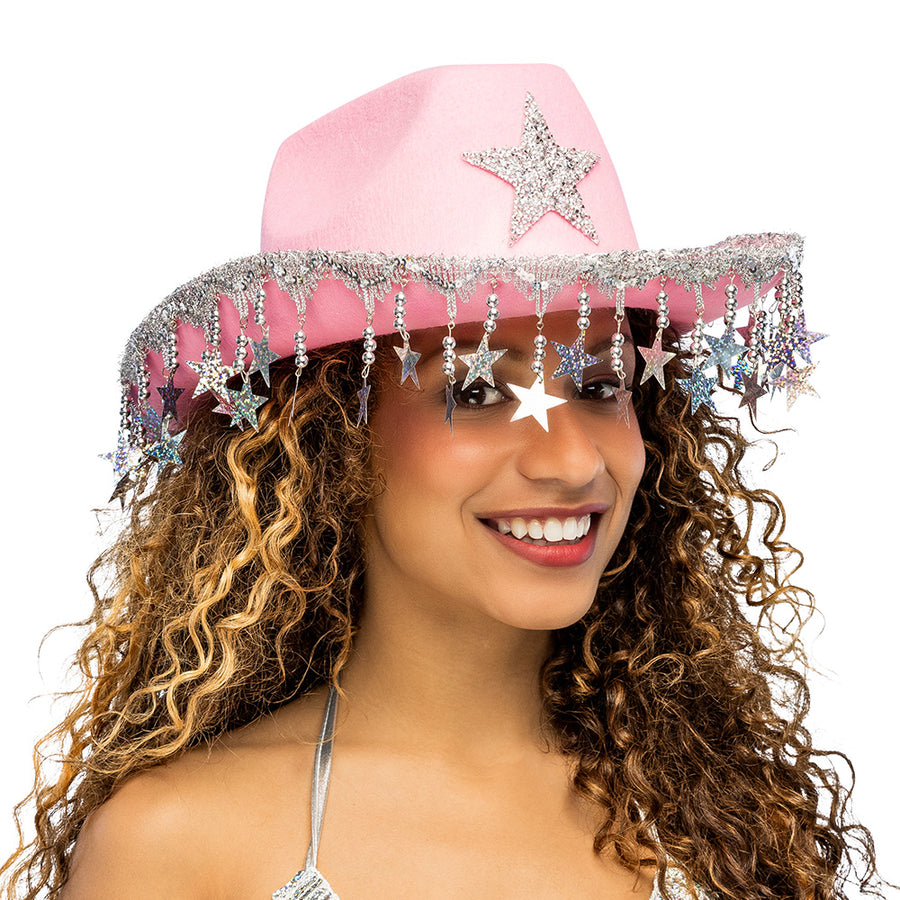 Boland cowboyhoed Stargazing roze