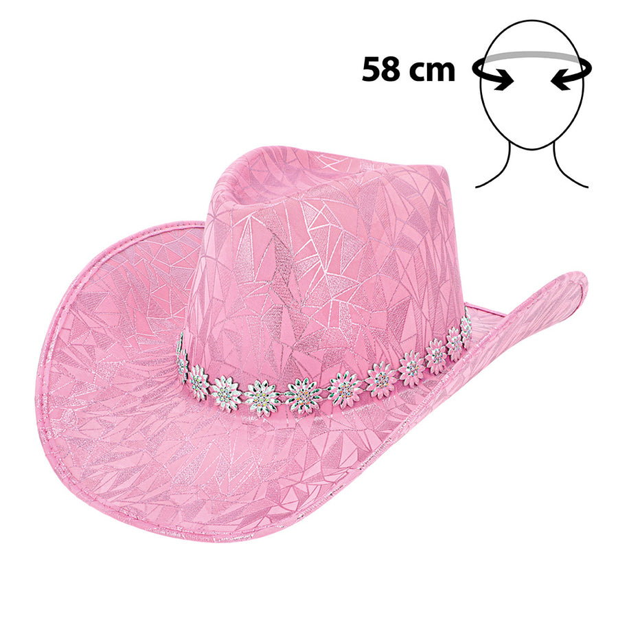 Boland cowboyhoed Pink prism
