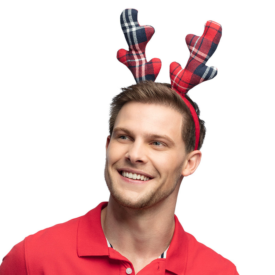 Boland diadeem Tartan reindeer