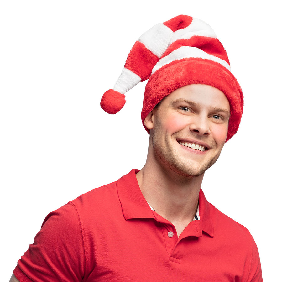 Boland kerstmuts gestreept