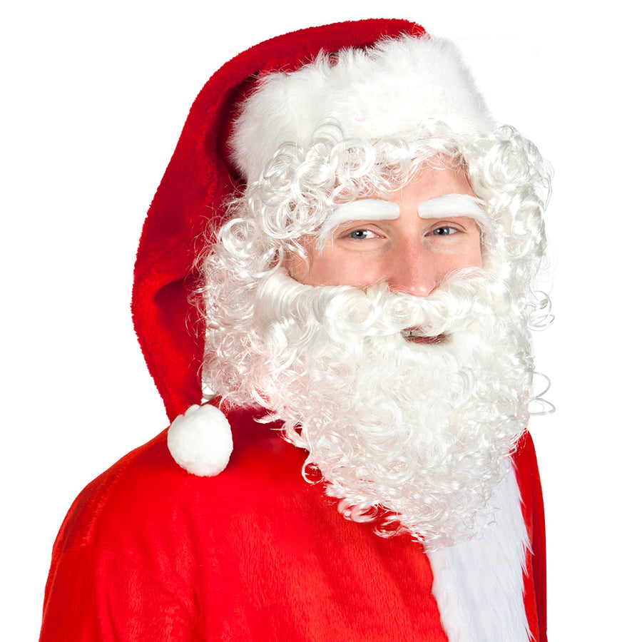 Boland set Kerstman (pruik, wenkbrauwen en baard)