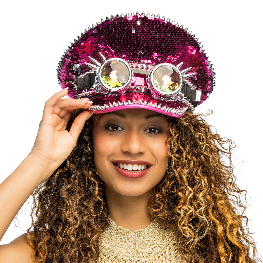 Boland pet Galactic festival met partybril roze