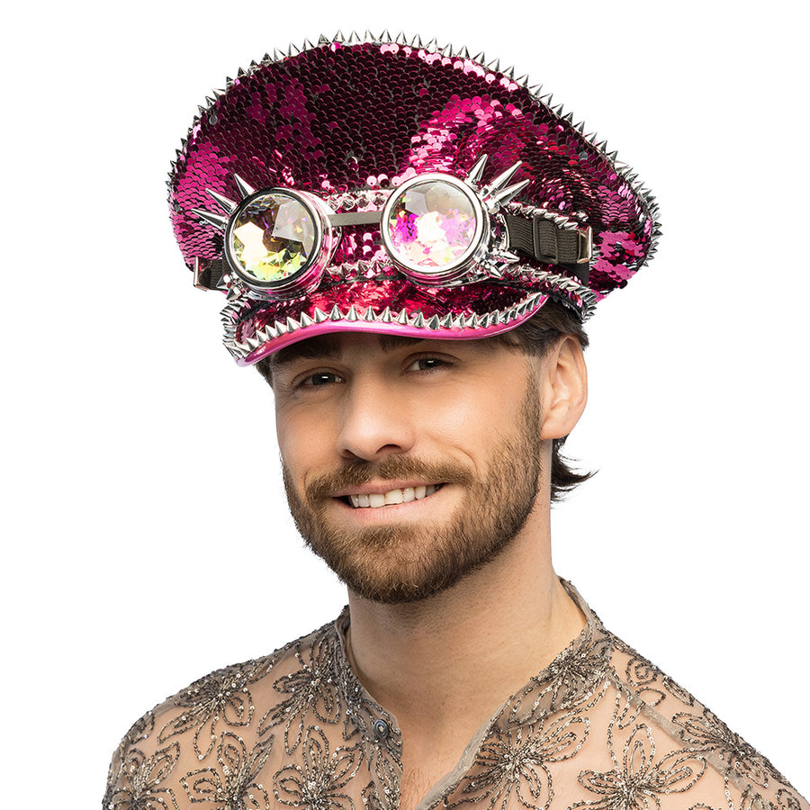 Boland pet Galactic festival met partybril roze