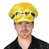 Boland pet Cosmic met partybril neongeel