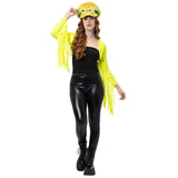 Boland pet Cosmic met partybril neongeel