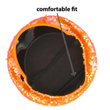 Boland pet Cosmic met partybril neonoranje