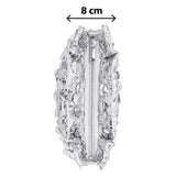 Boland schoudertasje Glamour zilver (20 x 18 cm)