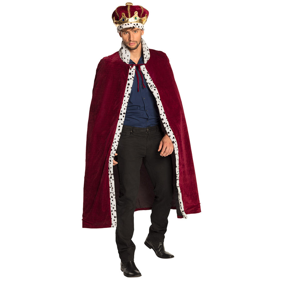 Boland set Majesteit (hoed en koningsmantel)