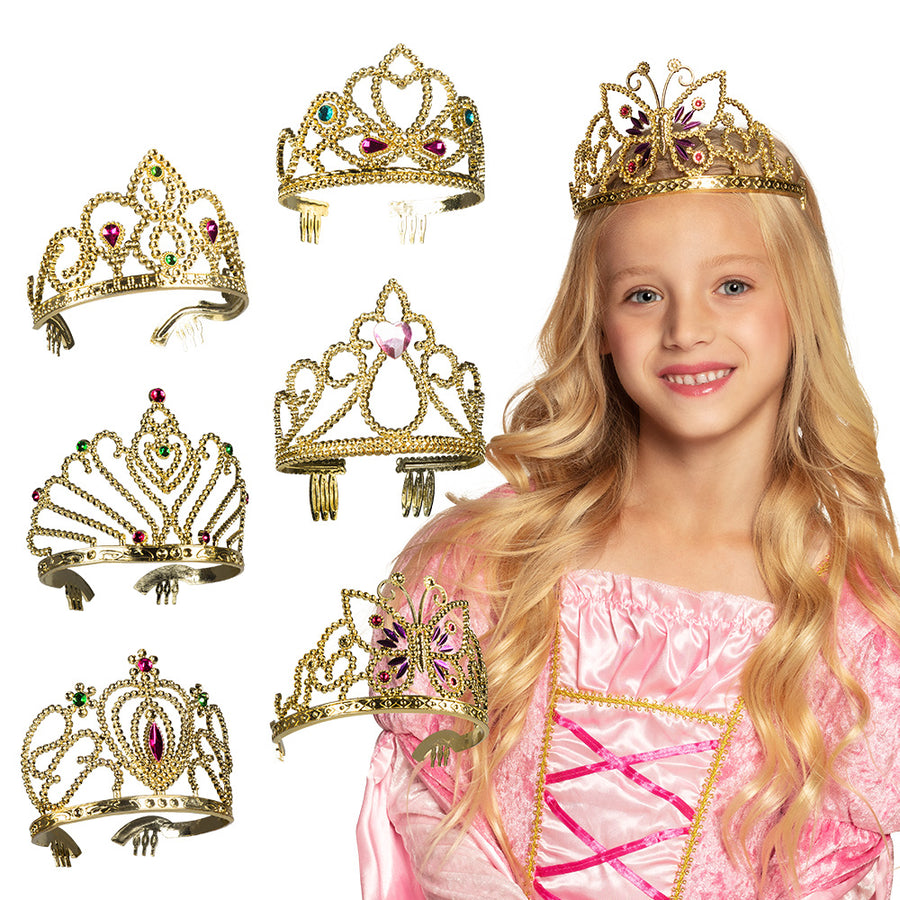 Boland tiara Diana goud 6 ass.