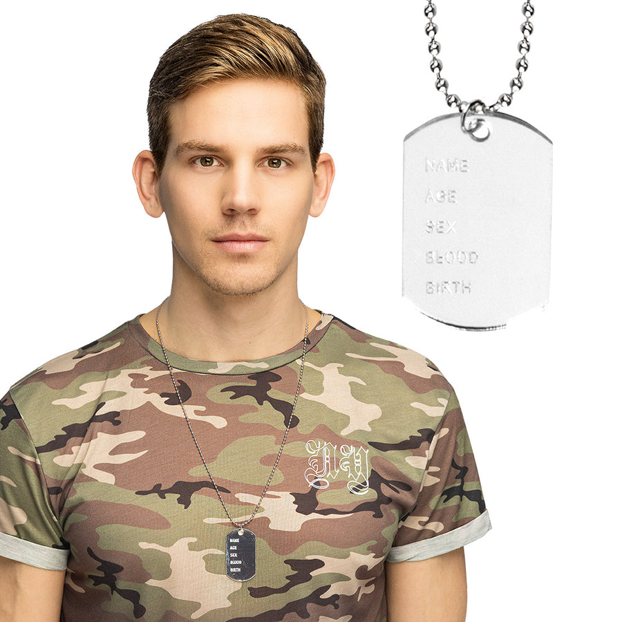 Boland ketting Naamplaatje