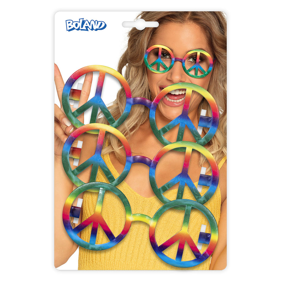 Boland set 3 partybrillen Peace