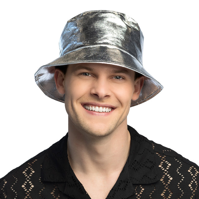 Boland bucket hat Glimmer zilver