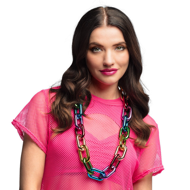 Boland schakelketting regenboog