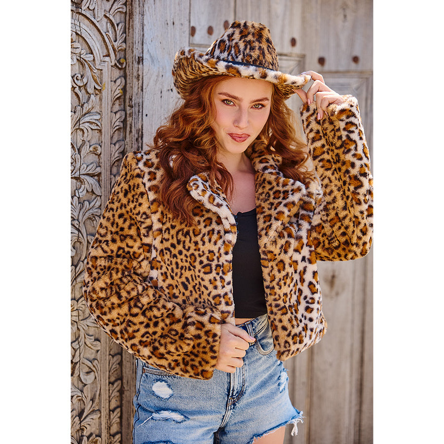 Boland cowboyhoed Wild leopard