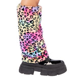 Boland paar beenwarmers Candy luipaard