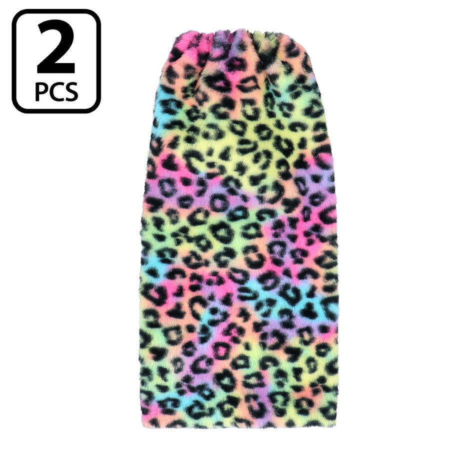 Boland paar beenwarmers Candy luipaard