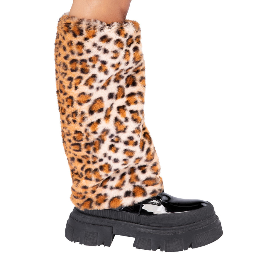 Boland paar beenwarmers Luipaard