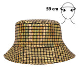 Boland bucket hat Disco diamond goud