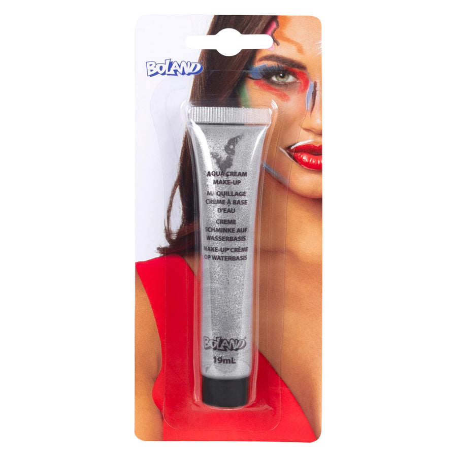 Boland tube schmink op waterbasis zilver (19 ml)