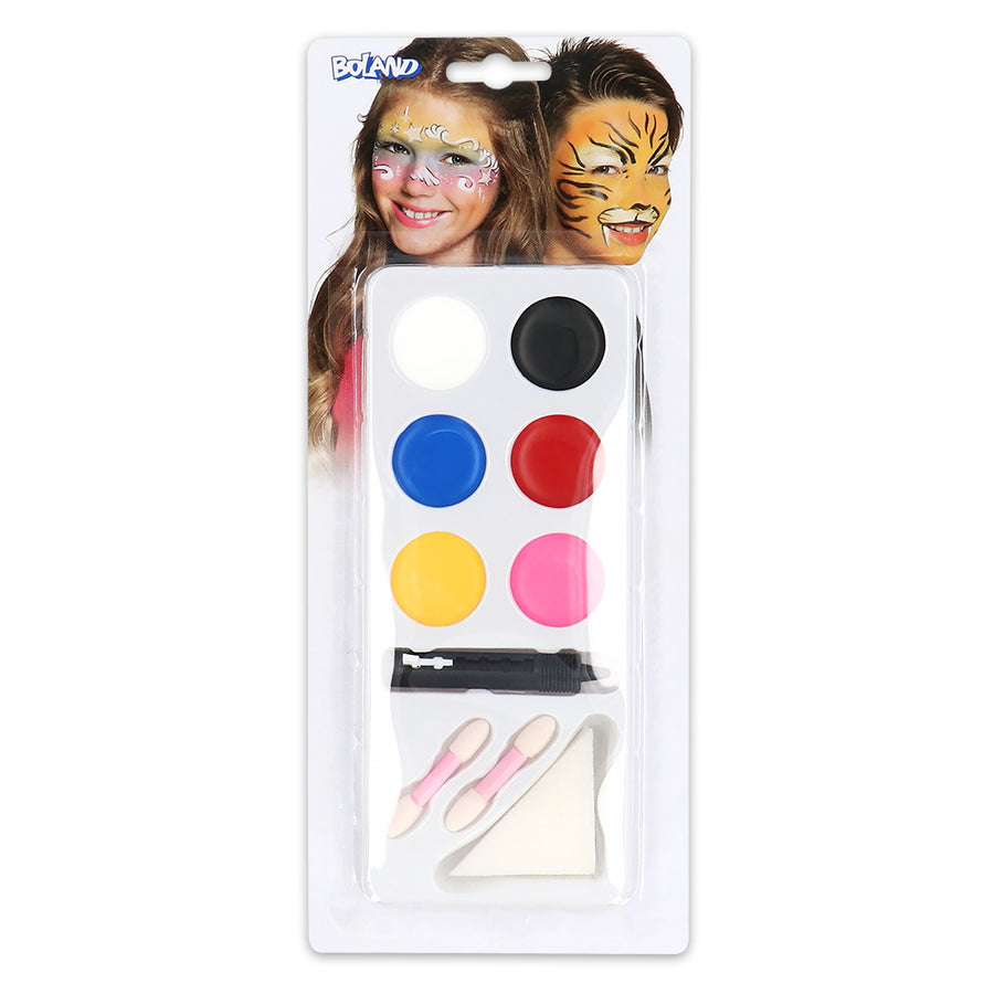 Boland schminkset Jongen/meisje (schmink, spons en 2 penselen)