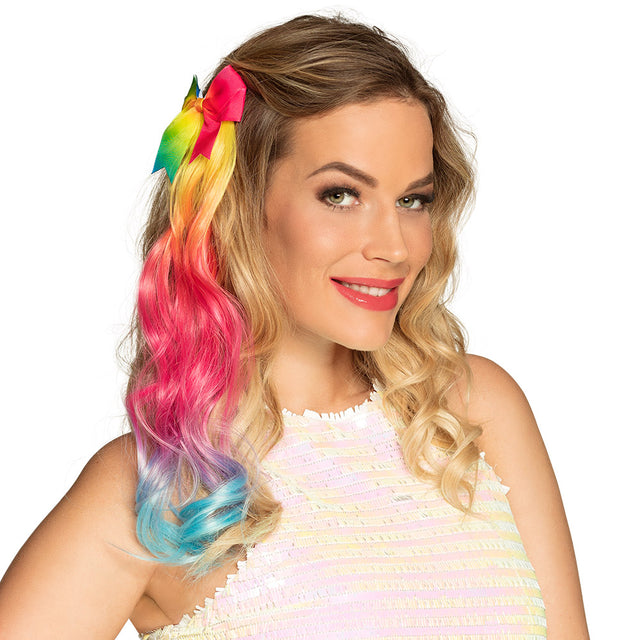 Boland hairextension Regenboog