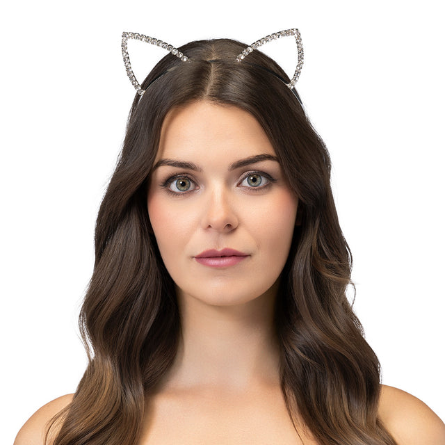 Boland metalen diadeem Celestial cat